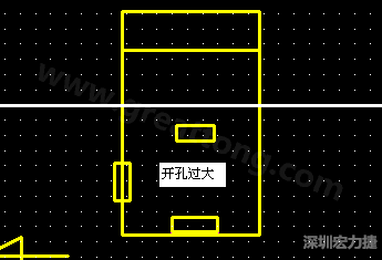 PCB設(shè)計(jì)時(shí)后焊元件焊盤開孔過大容易使焊錫流進(jìn)插座造成短路。